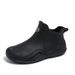 Voyage Free Shipping Cross-Border New Fashion Short Tube Water Shoes Outdoor Waterproof Non-Slip Kitchen Fleece-Lined Rain_vogvips.com