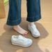 Little White Shoes Female And Female Students Leisure Sports Versatile Board Shoes Street Shooting_vogvips.com