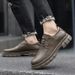European Warm Series Men's Outdoor Leather Work Spring Winter Low-top Cowhide Hiking Casual Large Size Warm Cotton Shoes_vogvips.com