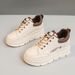 W3676 New White Shoes 2024 Autumn Inner Height Increase Thick Bottom Student Wear Resistant Casual Versatile Breathable Sneakers_vogvips.com
