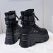 2025 Thick-Soled Height-Increasing Stylish Motorcycle Ins Trend Cool Short British Style Martin Boots Women Autumn New_vogvips.com