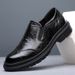 New Spring Leather Breathable Genuine Leather, Versatile Business And Casual Shoes, Round Toe, Trendy Thick Sole, One_vogvips.com