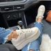 New European And American Foreign Trade Style Women's Thick-soled Large-size Lace-up White Platform Sole, Sporty Style,_vogvips.com