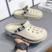 Sandals Men's Beach Shoes Casual Breathable Half Pack Sandals_vogvips.com