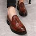 Euro Step Summer Korean Hair Stylist Leather For Men, British Style Height-Increasing Casual Shoes, Brogue Versatile Breathable_vogvips.com