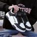 Spring 2026 New Trendy Casual Student Shoes Non-Slip Leather Sports Sneakers Men's OX101_vogvips.com