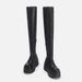 Over-the-Knee For Women, Non-Marked Version, Petite Size, Spicy Thick-Soled Stretch Boots, Height Increasing,_vogvips.com