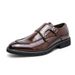 Cross-Border New Business Large Size For Men European And American Fashion Formal Professional Monk Korean Leather Shoes_vogvips.com