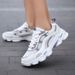 Spring And Autumn Dad For Women, Korean Style Running Color-Block Lightweight Breathable Soft Student Sports Shoes,_vogvips.com