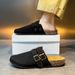 Suede Clogs For Women Men Mules Cork Footbed Sandals With Arch Support Fashion Nonslip Outdoor Beach Slippers Home Shoes_vogvips.com