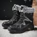 Fashionable High Top Cotton Boots For Winter Outdoor Snow Boots For Women, With Added Fleece And Thick Insulation_vogvips.com