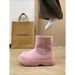 Niche Pink Boots For Women 2025 New Winter Thick-Soled Casual Fleece-Lined Warm Snow Cotton Non-Slip Shoes_vogvips.com