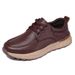 Fashion Four Seasons High-Quality Genuine Versatile Leather Comfortable Men's Casual Thick-Soled Sports Shoes_vogvips.com