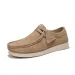 Mens Black Suede Wallabee Durable Style Casual Shoes_vogvips.com