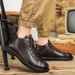 Casual Men's Leather Fashionable Classic Design Style Office Driving Outdoor Leisure Trend Party Daily Adult Youth Shoes_vogvips.com