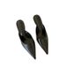 Pointed Toe Open Back Mules For Women 2025 New Style Silver Gold Black French High Heel Sandals_vogvips.com