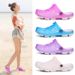 Summer New Men's And Women's Jelly Slippers Hollow Out Non-Slip Wear-Resistant Large Size Clogs_vogvips.com