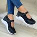 plus Size Women's round Toe Knitted Velcro Platform Sandals Spring Summer 2022 European American Styles Casual Shoes_vogvips.com