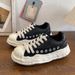 Shell Head Low Top Dissolving For Women Autumn/Winter New Versatile Thick Casual Board Soft Bottom Sports White_vogvips.com