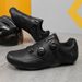 New Style Cycling Shoes With Locks, Double Buckle Lock Shoes, Men's And Women's Road Bicycle Power Shoes, Hard Bottom Mountain Bike Rubber Bottom_vogvips.com