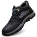 Men's Shoes Fleece Tooling Boots Warm Medium Tube Sports Men's Outdoor Snow Help Martin Boots_vogvips.com