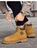 Martin Boots Men's Rhubarb Boots High Top Men's Boots Wind Boots First Layer Tooling Boots_vogvips.com