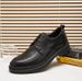 Business leather shoes with thick soles for men_vogvips.com