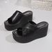 Cross-border Large Size Thick Bottom Slope Heel Cool Slippers Women's Summer New Fashion_vogvips.com