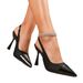 Sandals women's new sexy pointy high heels stiletto women's single shoes_vogvips.com