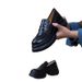 Version ~ Retro Platform Commuter Small For Women Round Toe Thick Sole Loafers Soft Leather Sports Style Single Shoes_vogvips.com