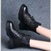 2025 Autumn New Women's Thick Sole Lace-up Short With Fleece Winter Style Internet Celebrity Martin Boots Trend_vogvips.com