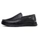Euro Step 2025 Men's First Layer Cowhide Sheepskin Lining Breathable Fashion Loafers Genuine Leather Casual Business Shoes_vogvips.com