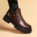 European Warm Series Men's Martin Trendy Casual Thick-Soled Short Versatile Height-Increasing Leather Boots_vogvips.com