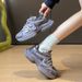 Dad Shoes Female Student Sports Running Shoes Casual Shoes Platform Height Increase_vogvips.com
