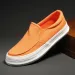 Casual Breathable Canvas Lightweight Vulcanized Soft Flat Shoes Outdoor Men's Sneakers Loafers_vogvips.com