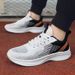 Spring And Summer Fly Woven Breathable Mesh Men, Thick Soled Lightweight Shock-Absorbing Sports Shoes For Men_vogvips.com