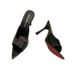 2026 Summer New Red Sole Solid Color Heel Sandals For Women, Fashionable Casual Open-Toe Pointed Toe Stiletto High Heels_vogvips.com