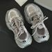 High-End Silver Dad Shoes For Women 2025 Spring And Autumn New Platform Thick-Soled Height-Increasing Niche Casual_vogvips.com