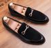 TerraStride 2025 Trendy Casual Fashion Pointed Toe Men's Slip-On British Leather Wedding Banquet Hairstylist Shoes For Young Men_vogvips.com