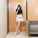 White High Heels Red Sole High-End Professional Temperament Goddess Style Bowknot Comfortable Thin Heel Pointed Toe_vogvips.com