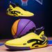 Basketball shoes for men and women anti-slip wear absorbing shock actual combat light soft sole mesh surface breathable student sports shoes_vogvips.com