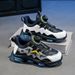 Boys' Sports Shoes 7 12 Years Old 2024 Spring And Autumn New Lightweight Soft Sole Running Shoes Big Boy Button Shoes_vogvips.com