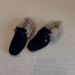 Slack One Pedal Square Head Loafer Bag Head Shoes Women's Plush Shoes_vogvips.com