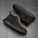 European Warm Series Winter Casual Martin New High-top Men's Black Shoes Breathable Korean Style Short Boots_vogvips.com