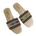 Flip-flops Women Wear Braided Beach Slippers_vogvips.com