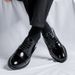 Three Joint Leather 2025 Formal Wear Shiny Surface Hard Sole Business Commuting Men's Groom's Wedding Shoes 8080-R_vogvips.com
