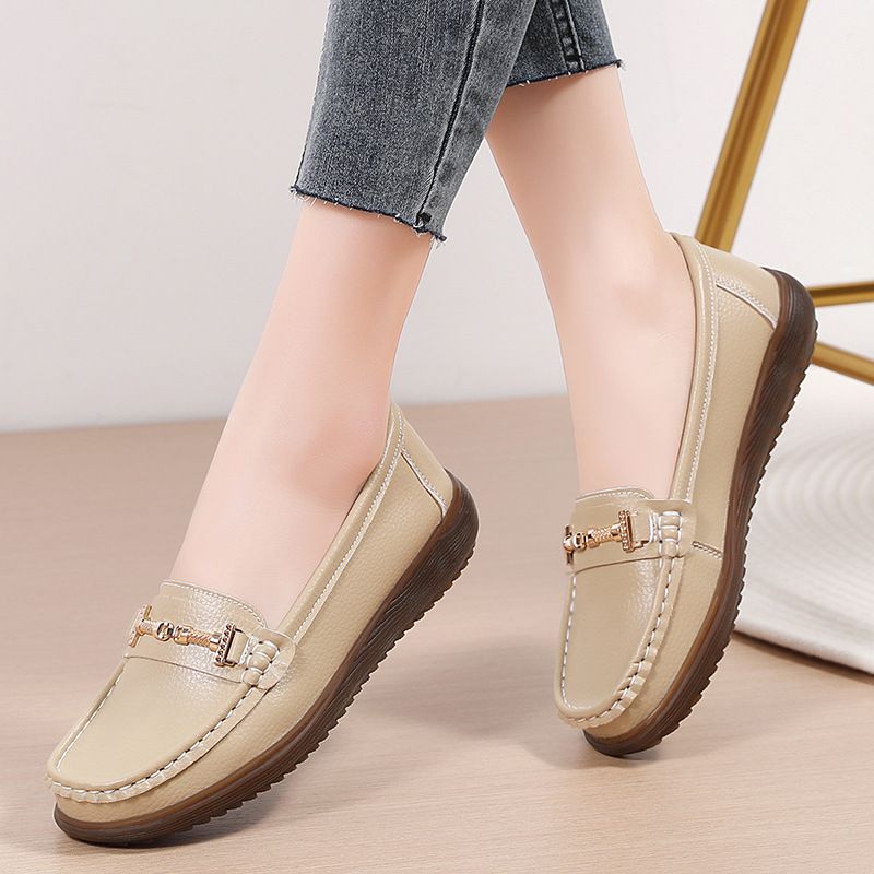 Women's Fashion Soft Sole Casual Shoes Single Spring Comfortable Loafers_vogvips.com