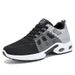 Men's Sports Spring New Sneakers Men's Fly Woven Air Cushion Lace Up Lightweight Running Shoes_vogvips.com