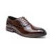 Suitable For All Seasons Brogue Carved For Men Business Formal Men's Leather Korean Style Pointed Toe Youth Thick Sole Groomsmen Wedding Shoes_vogvips.com