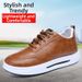 Men's Thick Soled Sports Shoes Soft Sole Casual Solid Color Height Increasing Spring 2025 New Style Versatile Wholesale Export_vogvips.com